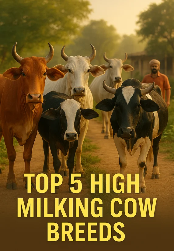 Top 5 High Milking Cow Breeds | Dairy Farming